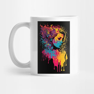 Colorful girl Mug